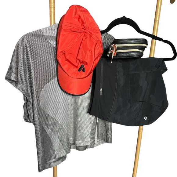 lululemon athletica Tops - Sz 4/ SMALL Bundle MSRP $168 (Lulu camo Shorts/ Nike Top/ Red Hat/ Travel Bag)